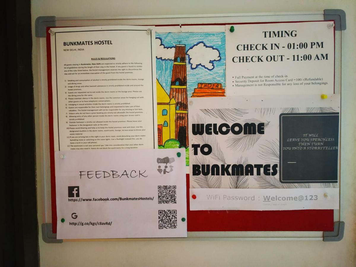 Bunkmates Vandrarhem New Delhi Exteriör bild